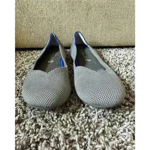 Rothy’s grey round toe the flat flats Size 11 - Picture 2 of 8